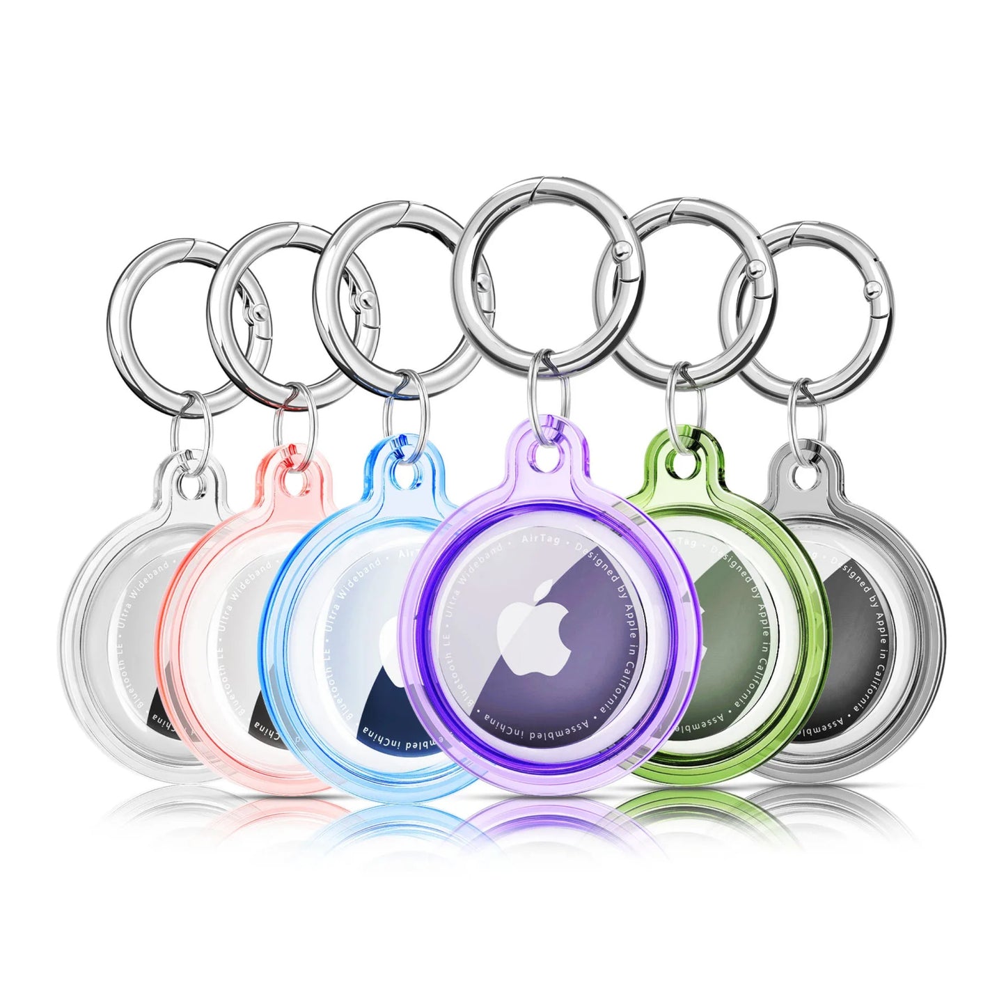 Waterproof AirTag Holder - Rugged Keychain & Pet Collar Clip (TSA Approved)