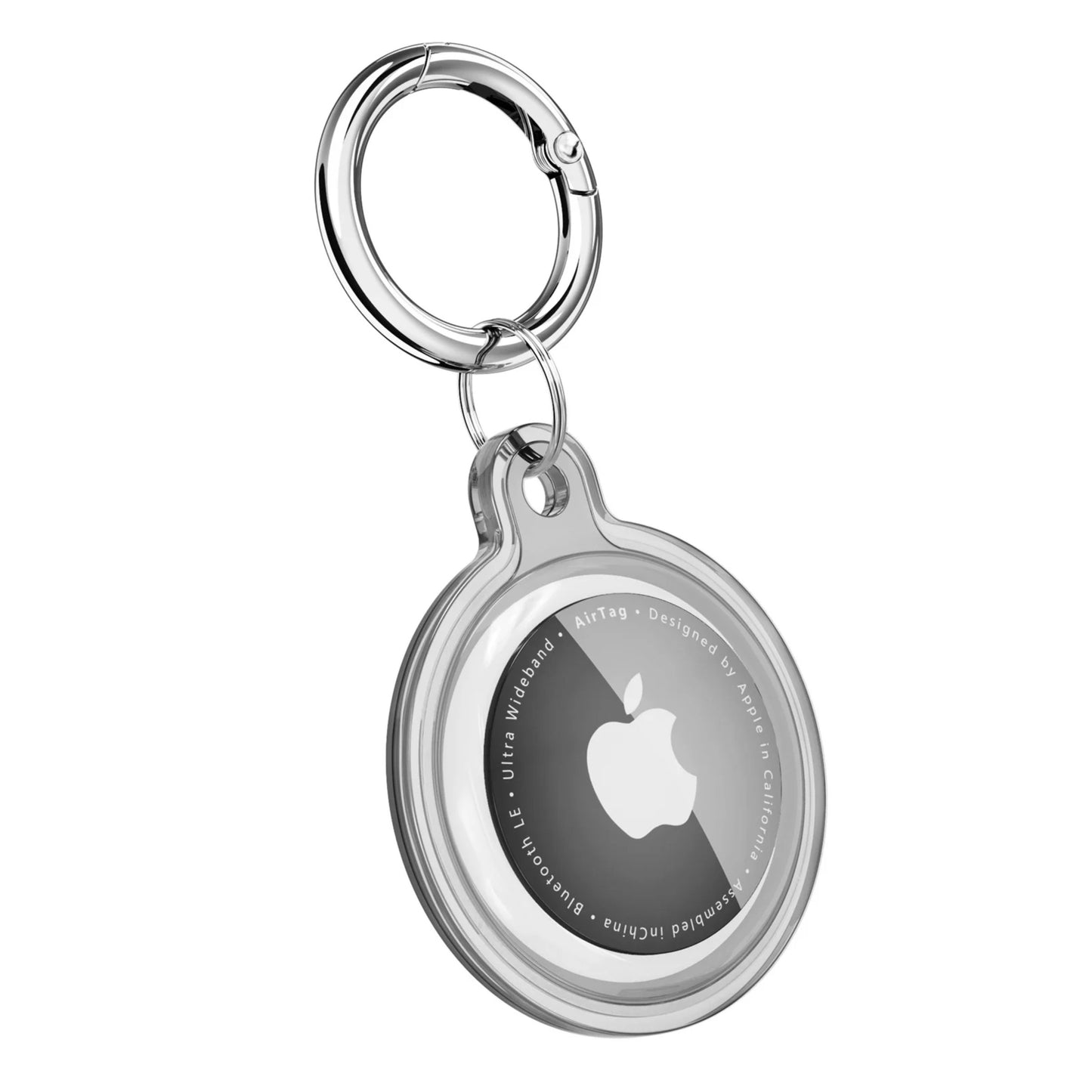 Waterproof AirTag Holder - Rugged Keychain & Pet Collar Clip (TSA Approved)