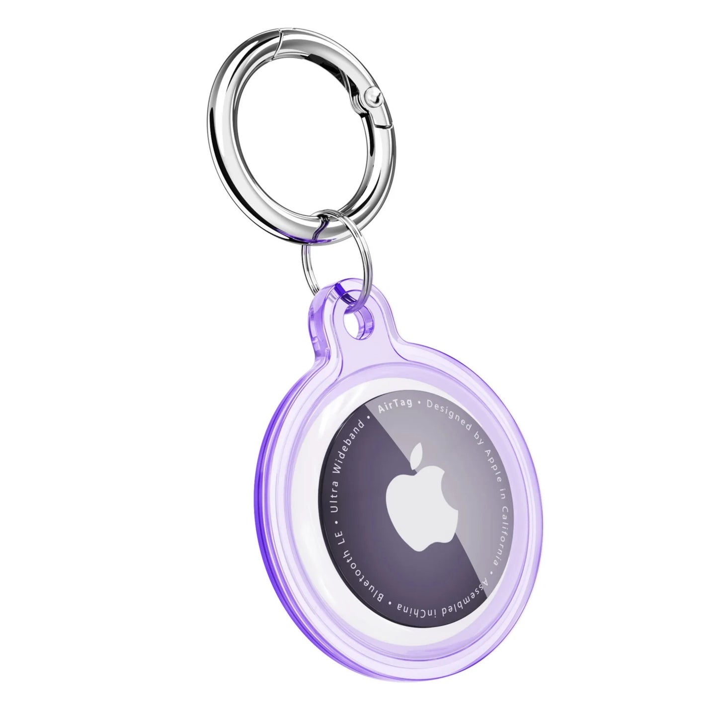 Waterproof AirTag Holder - Rugged Keychain & Pet Collar Clip (TSA Approved)