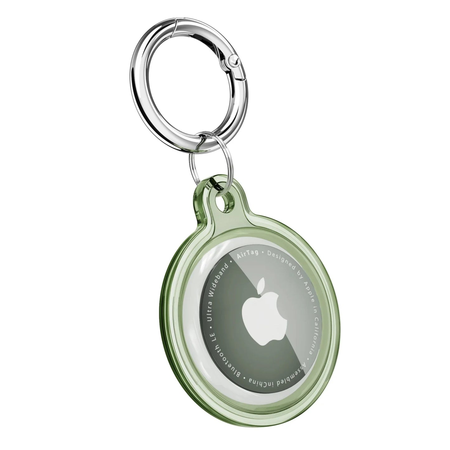 Waterproof AirTag Holder - Rugged Keychain & Pet Collar Clip (TSA Approved)