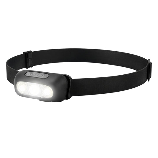 Wide-Beam Headlamp - Waterproof, Motion Sensor, Rechargeable