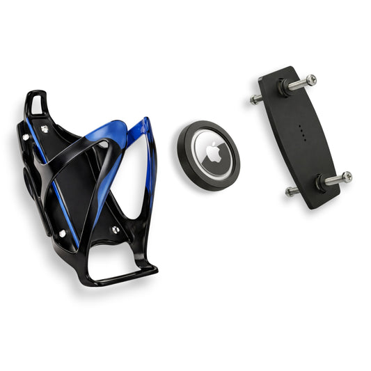 Hidden AirTag Bike Bottle Cage - Stealth Anti-Theft GPS Mount